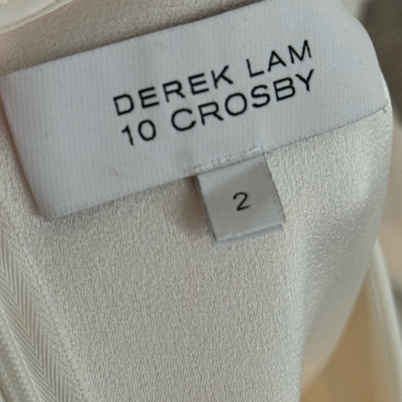Derek Lam 10 Crosby White Sleeveless Top. Size 2. New - Picture 2 of 5